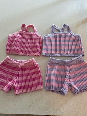 Dream + Co Striped Knit Sets
